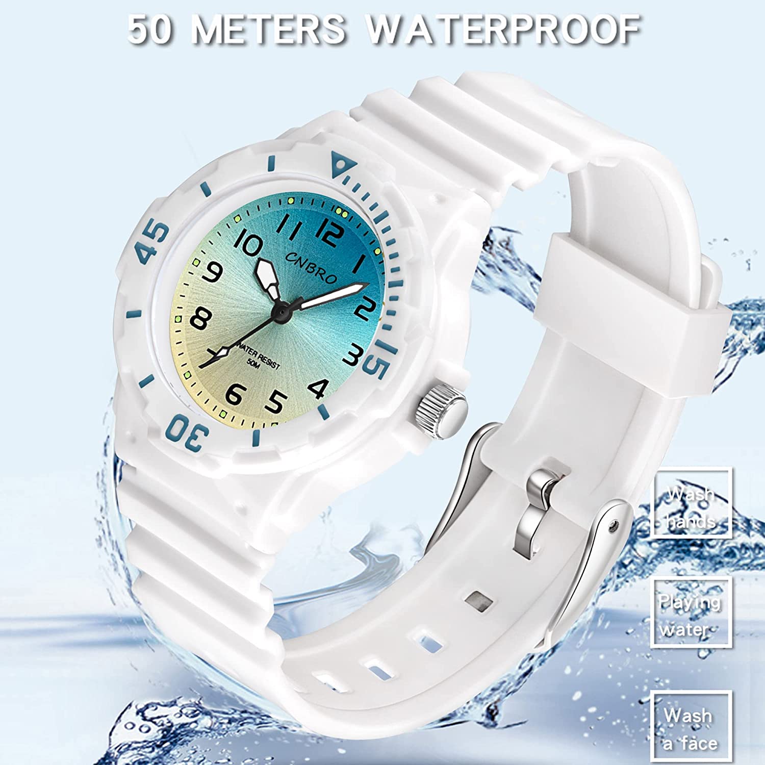 Women's Watch Sport Waterproof Watches Nurse Minimalist Simple Analog Watch Casual Ladies Watch Rose Gold Pink - Image 4